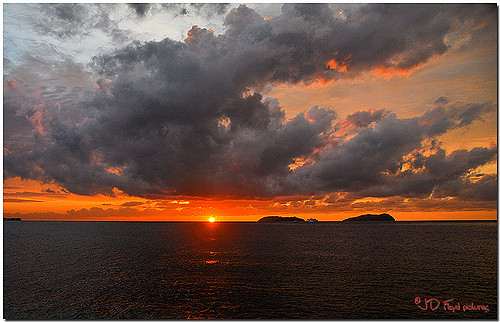 peaceful sunset