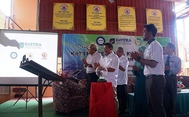 9kW solar PV at SMK Langkon